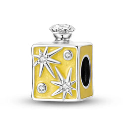 Charm Bead 925 Sterling Silver Butterfly, Daisy & Rose