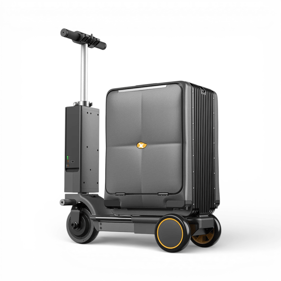 Airwheel Smart Rideable Electric Luggage Carry-On, Motorized Luggage with USB Charging, Aluminum Frame & Removable Battery