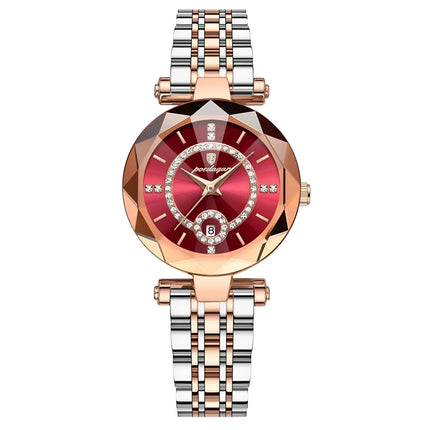 Montre-bracelet pour femme avec diamant