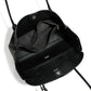 Women's Black Leather Tote Bag