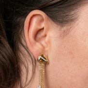 Orecchini Pendenti con Zirconia