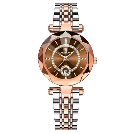 Montre-bracelet pour femme avec diamant