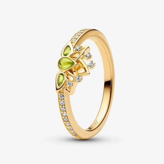 New Princess Ring Series Sterling Silver with sparkling zircon and crown-shaped design