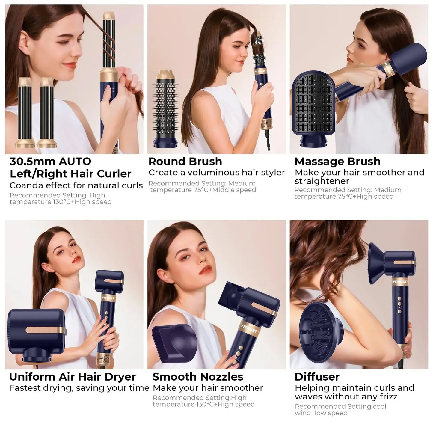 Professional Hair Styler 7-in-1