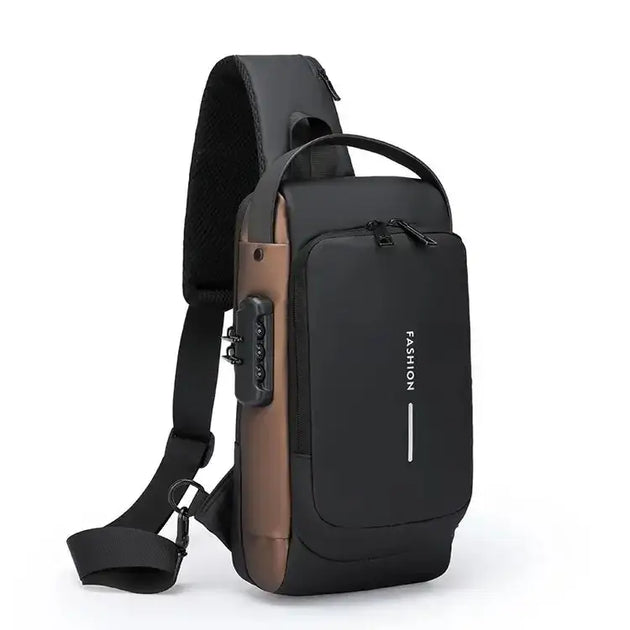 Shoulder Bag with Anti-Theft Lock