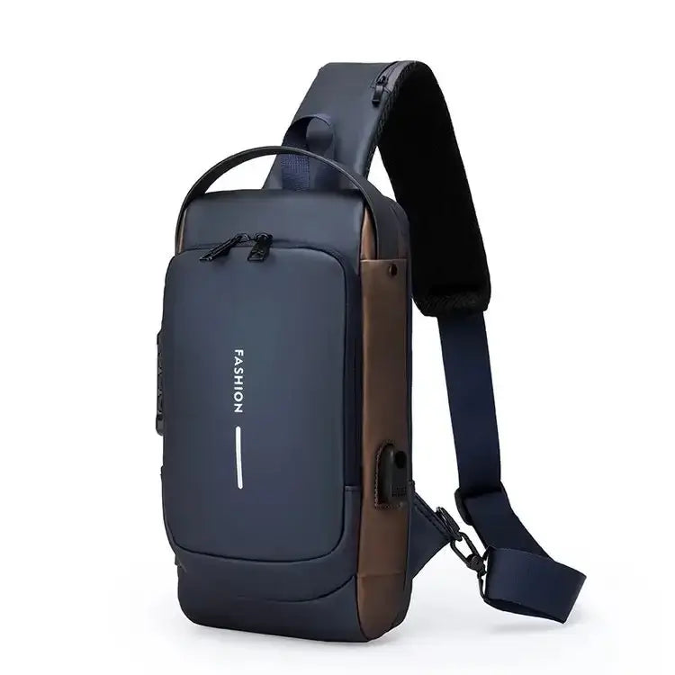 Shoulder Bag with Anti-Theft Lock
