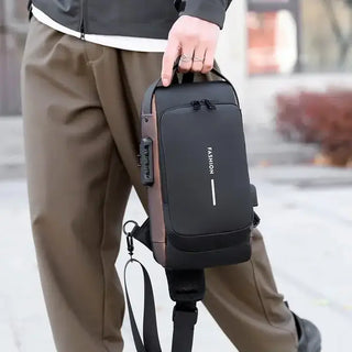 Shoulder Bag with Anti-Theft Lock