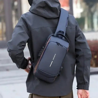 Shoulder Bag with Anti-Theft Lock
