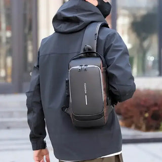 Shoulder Bag with Anti-Theft Lock