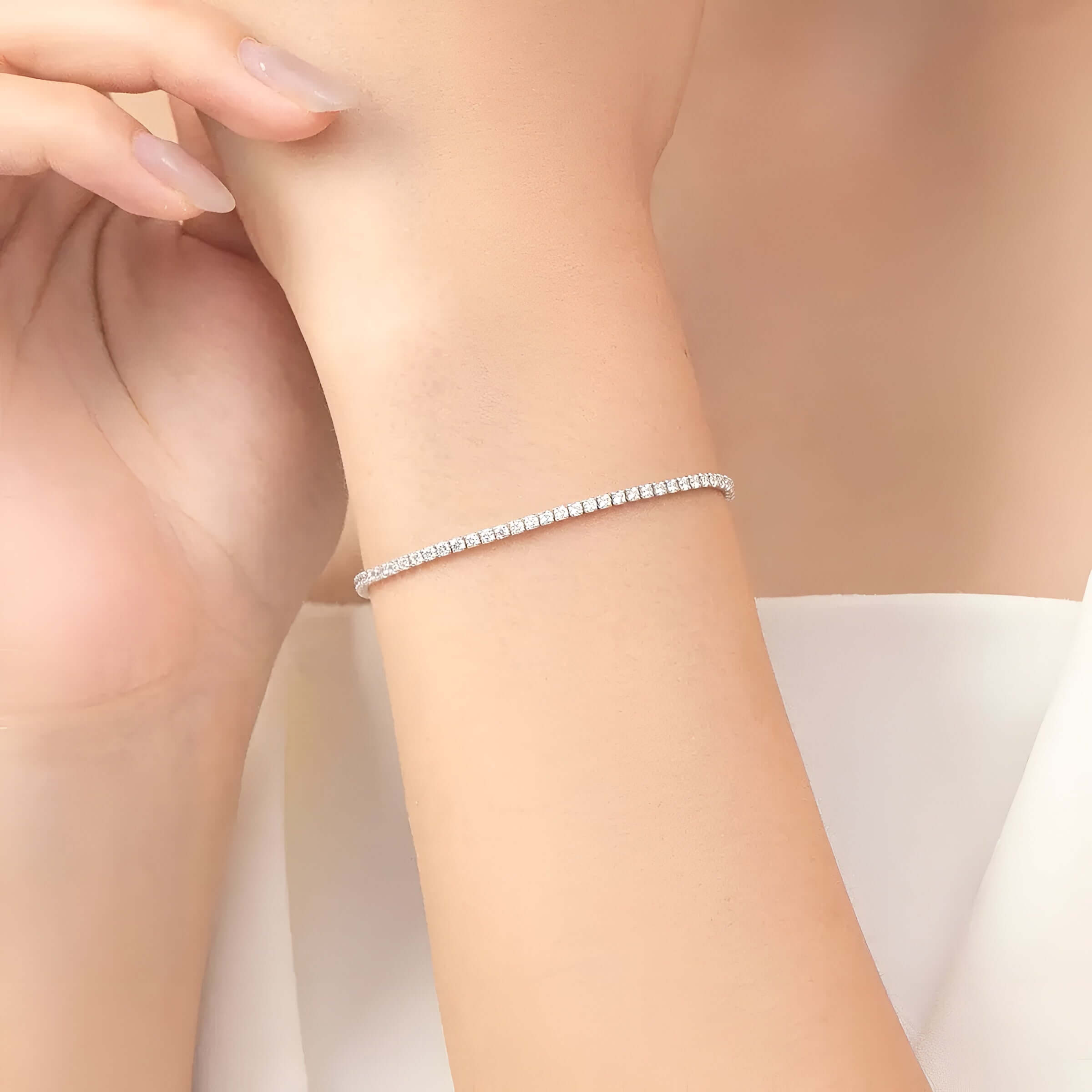Tennis Bracelet 925 Sterling Silver