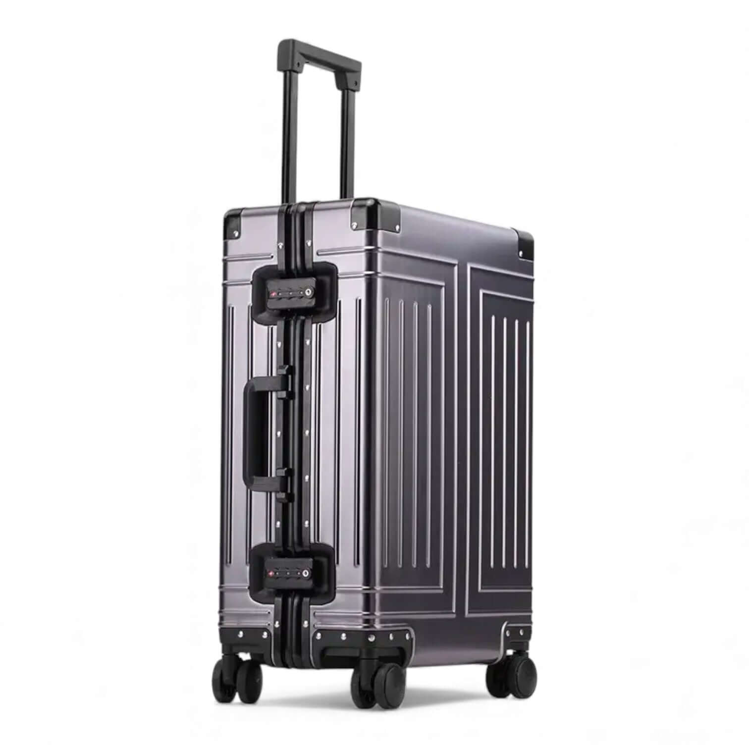 Travel Suitcase Aluminum Rolling Luggage
