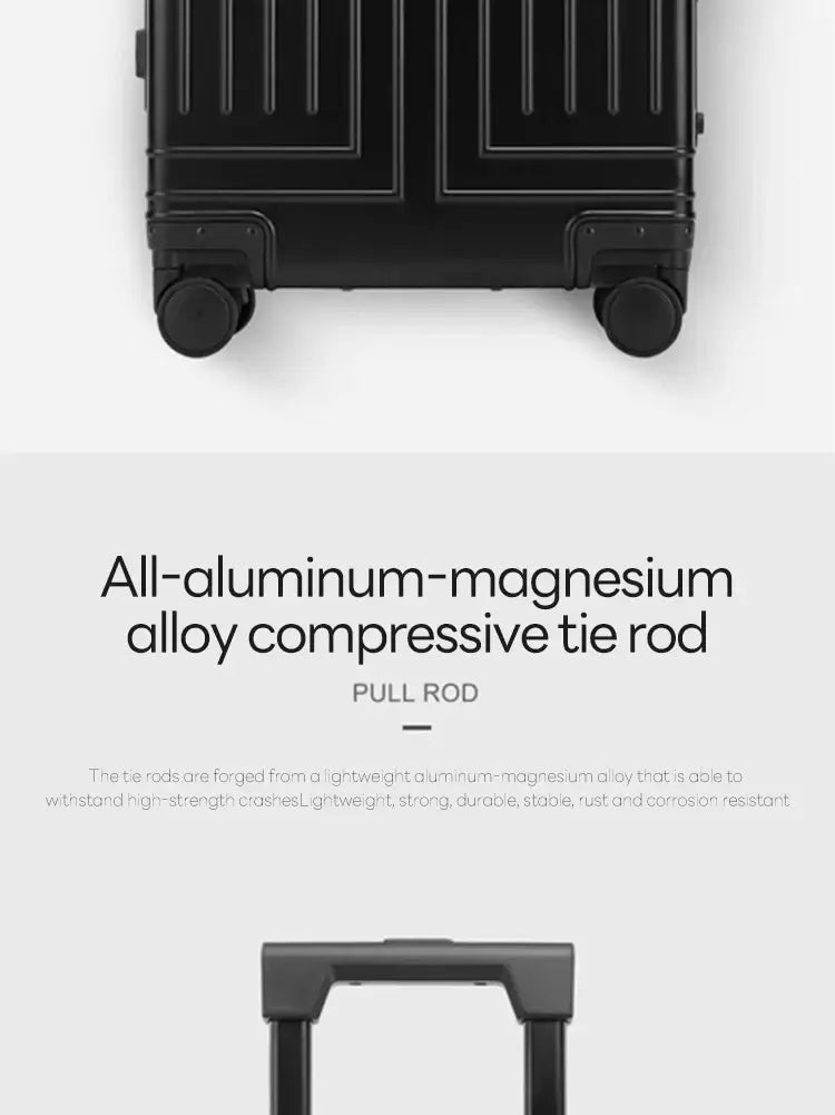 Travel Suitcase Aluminum Rolling Luggage