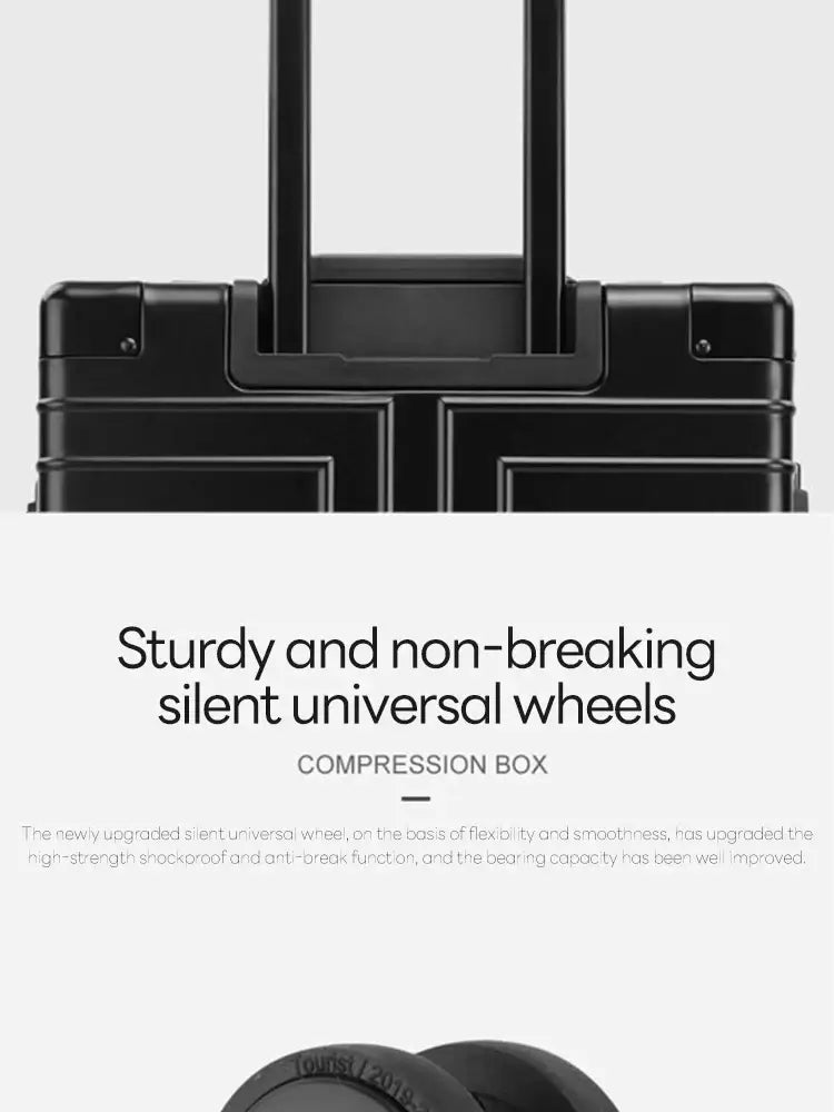 Travel Suitcase Aluminum Rolling Luggage