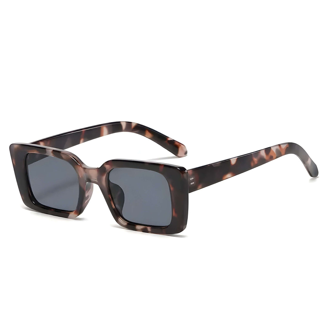 Women's tortoiseshell square sunglasses with UV protection, perfect for outdoor and fashion use.