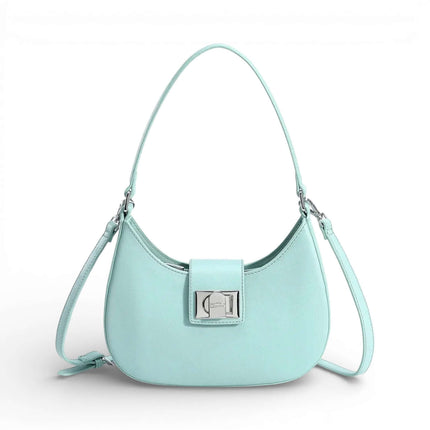 Women's Leather Half Moon Bag