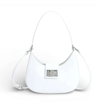 Women's Leather Half Moon Bag