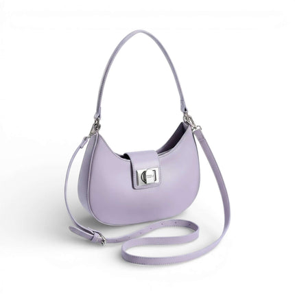 Women's Leather Half Moon Bag