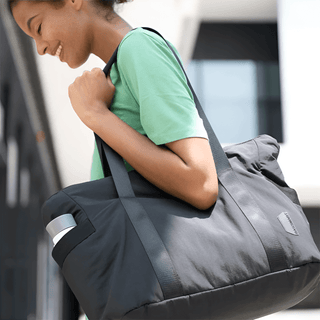 Shoulder Bag - Light Pink Tote Bag for Women, Large Capacity, Chic and Practical Design, High-Quality Polyester.