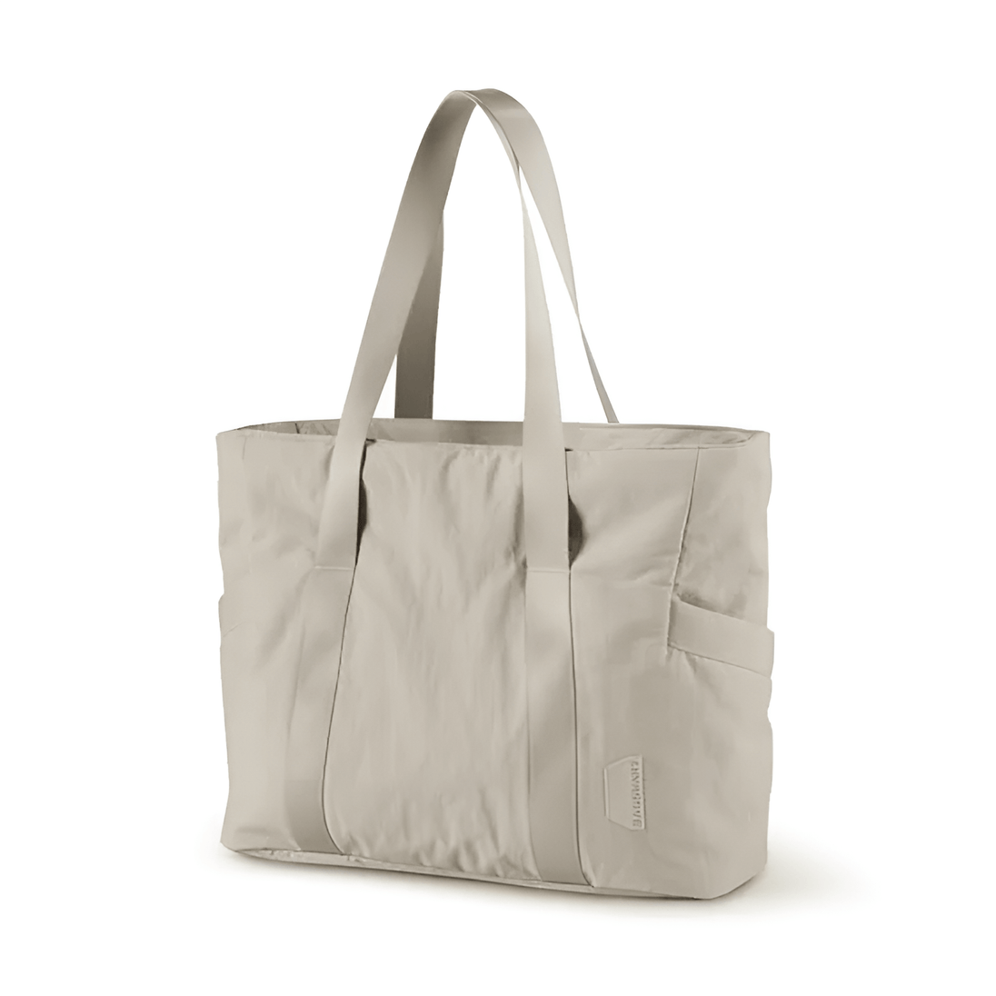 Light Pink Shoulder Bag - Large Capacity tote bag made of high-quality polyester, perfect for daily essentials.