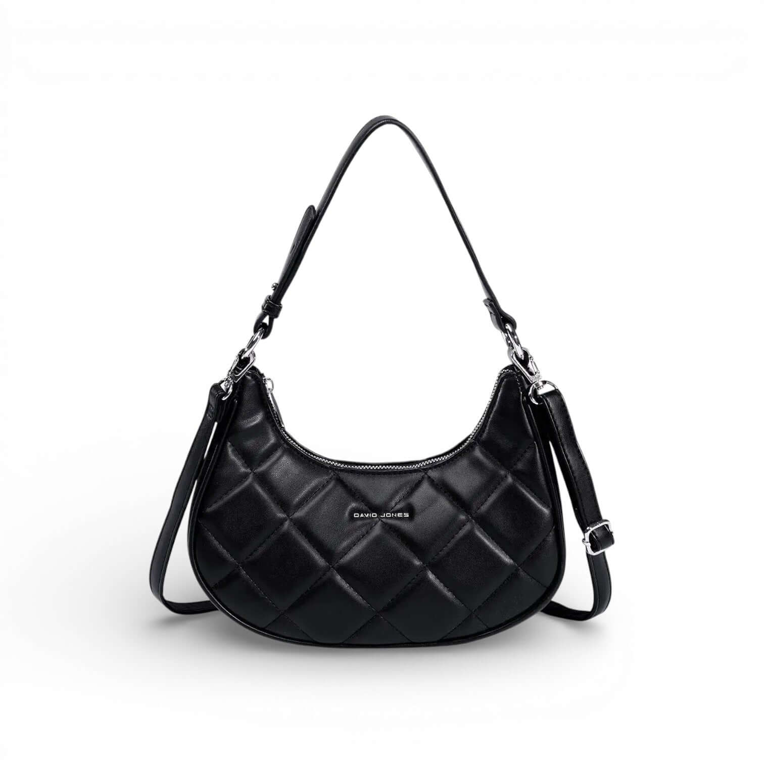 Womens Leather Half Moon Bag