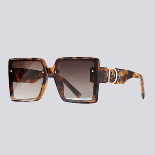 Women's tortoiseshell sunglasses, UV400 protection, vintage inspired eyewear by TOYEARN.