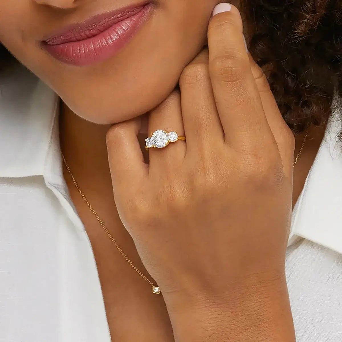 100% Real 14K Gold Engagement Rings