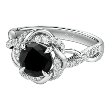 Moissanit-Diamantringe Set