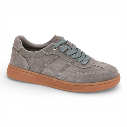 Womens Sneakers - Suede Leather