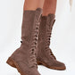 Women's ankle boots made of natural suede