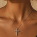Collana con diamante moissanite