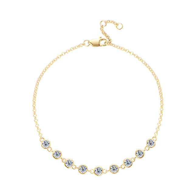 Bracelet Charme en Moissanite