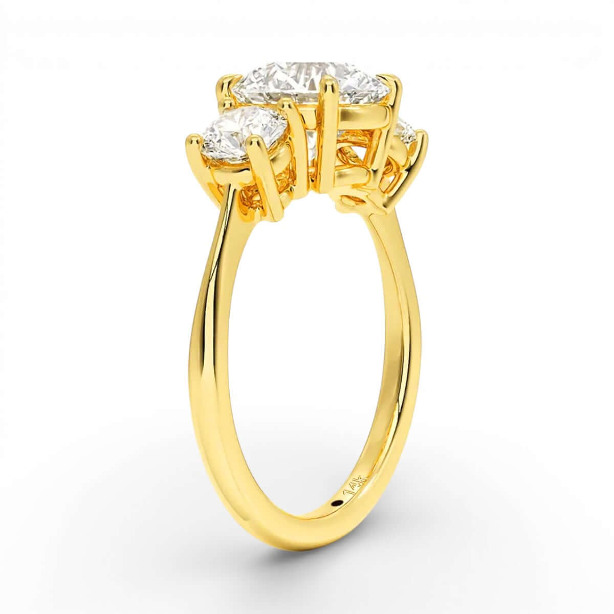 100% Real 14K Gold Engagement Rings