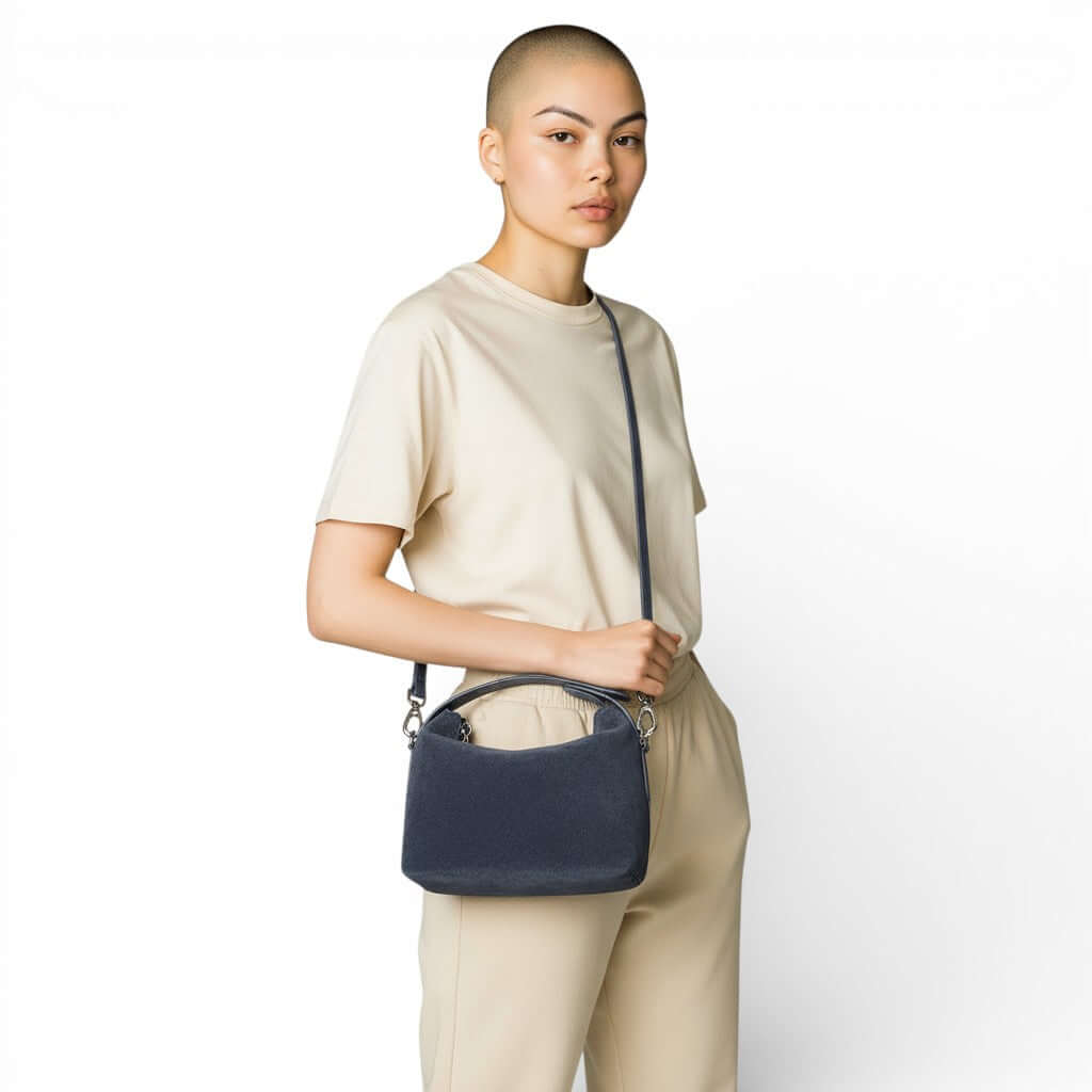 Suede Shoulder Bag Korean Style