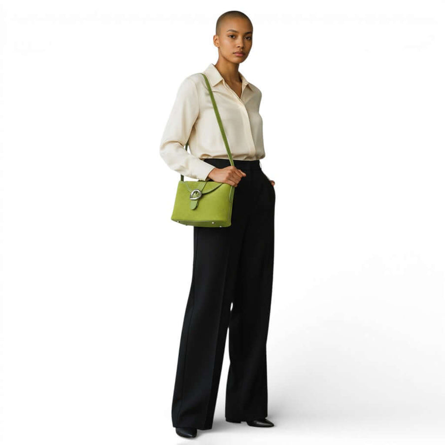 Women's Genuine Cowhide Leather Shoulder Bag