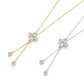Moissanite Four Leaf Clover Pendant Necklace