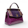 Leather Women's Handbags Crocodile Pattern