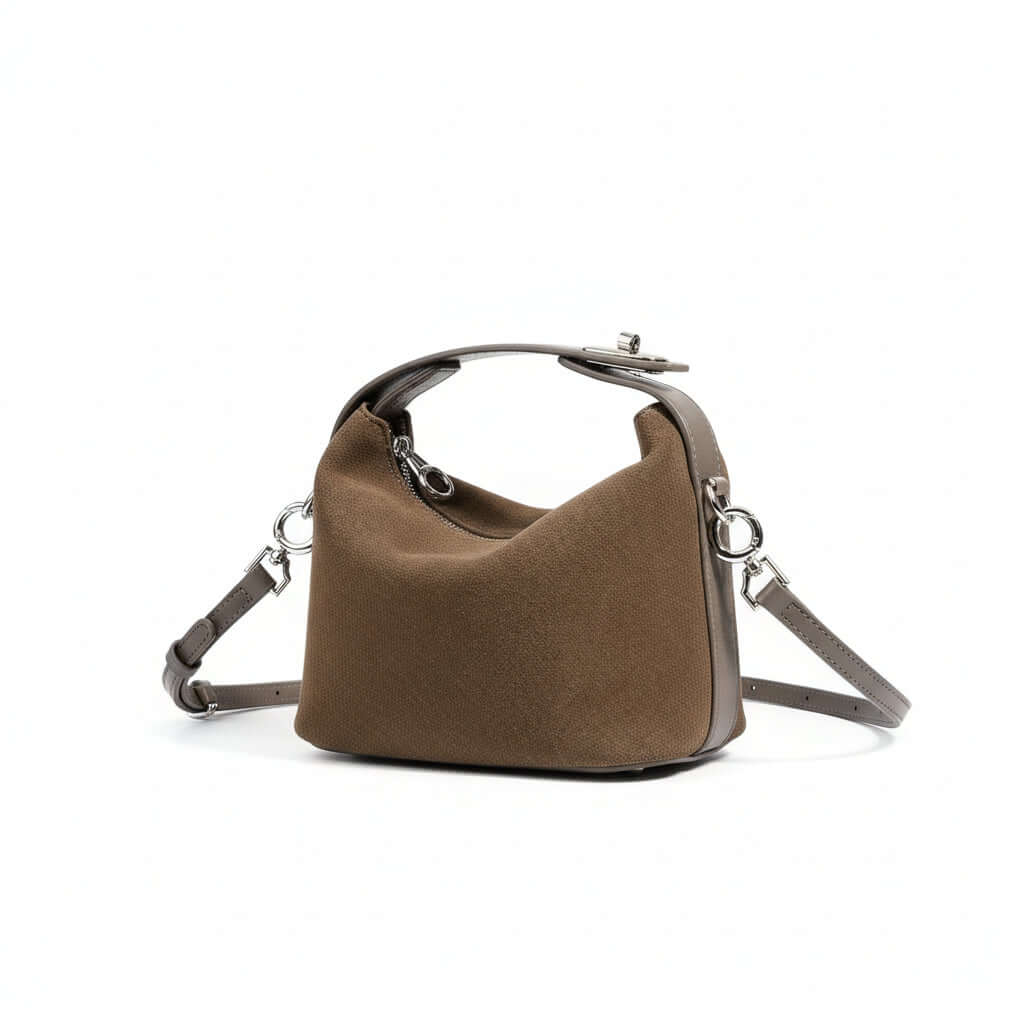 Suede Shoulder Bag Korean Style