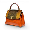 Leather Women's Handbags Crocodile Pattern