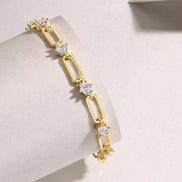 Bracciale con diamante moissanite