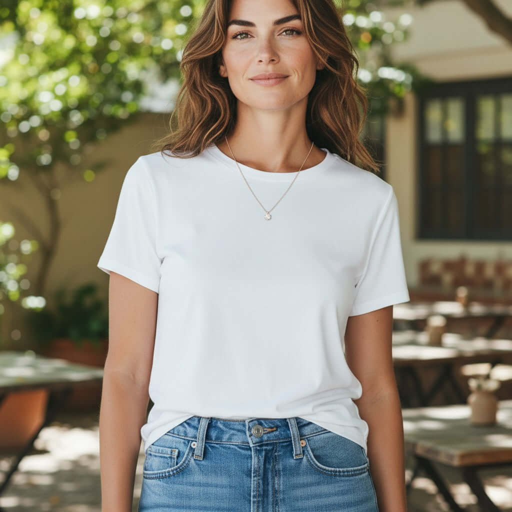 925 Sterling Silver Solitaire Zircon Pendant Necklace